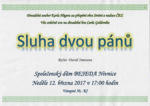 Sluha dvou pánů - divadlo