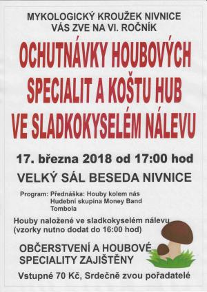 ochutnávka hub