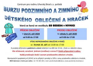podzimní burza dětského oblečení