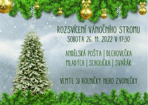 rozsvícení stromu