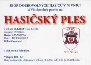 hasičský ples