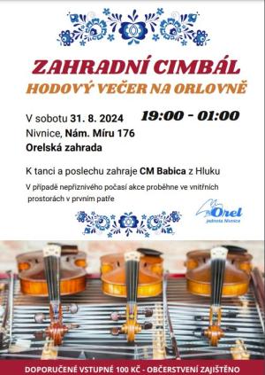 zahradní cimbál Orlovna
