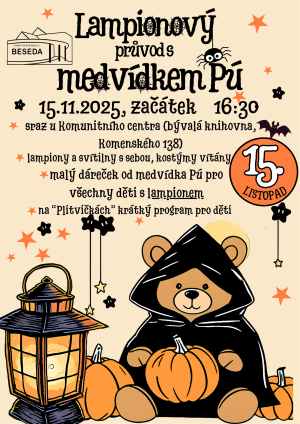 Lampionový průvod s medvídkem PÚ