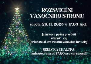 rozsvícení vánočního stromu