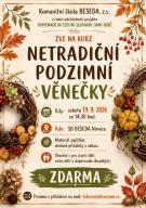 Netradiční podzimní věnečky